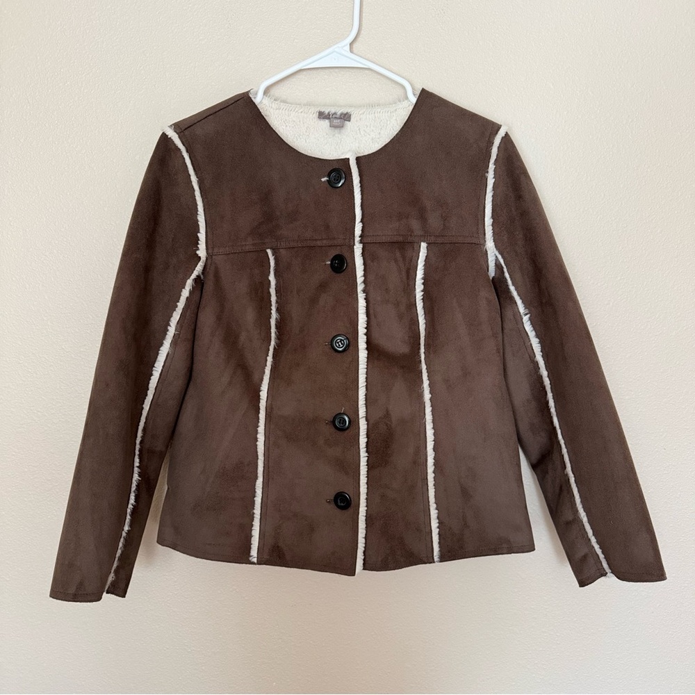 J. Jill Brown Suede Women's Jacket